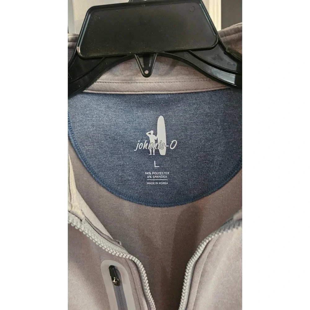 Blokecore Johnnie-O Kentucky Wildcats Quarter Zip Mens Grey Performance vest L